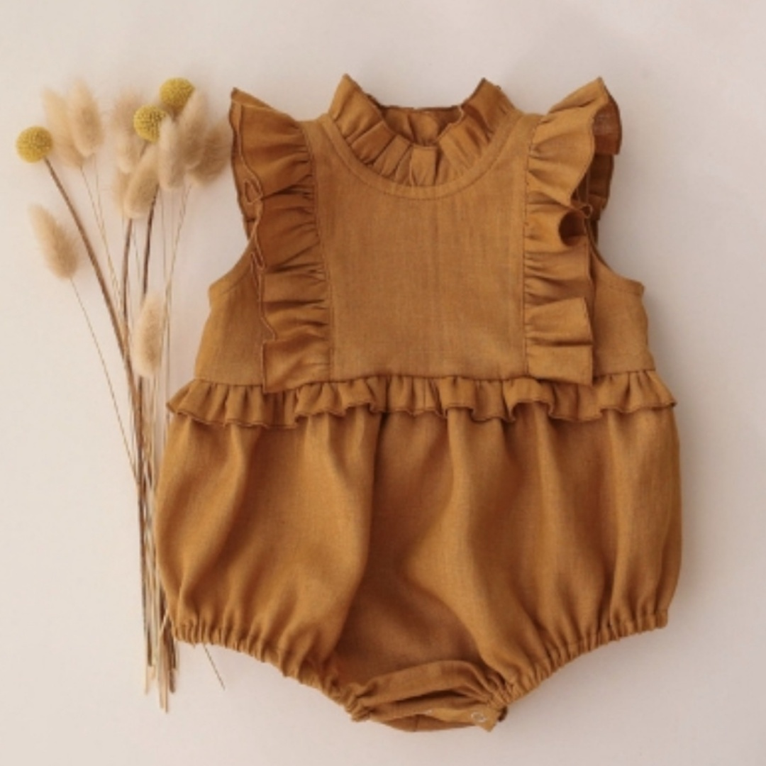 Baby Girl Romper. Frill Baby Romper. Baby Girl Clothing 