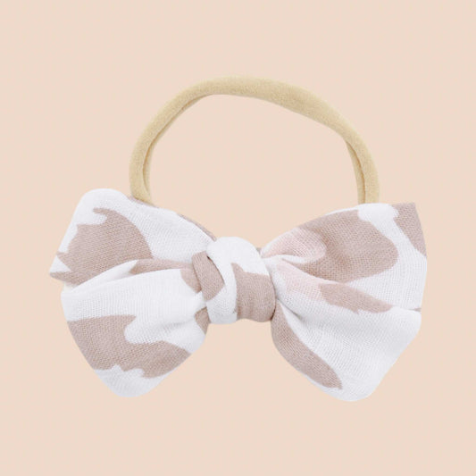 Leopard Print Petite Baby Bow