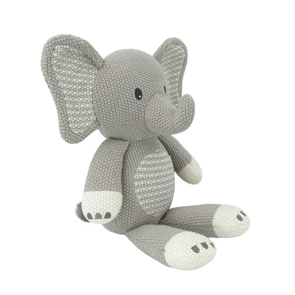 Baby elephant rattle. Baby shower gift 