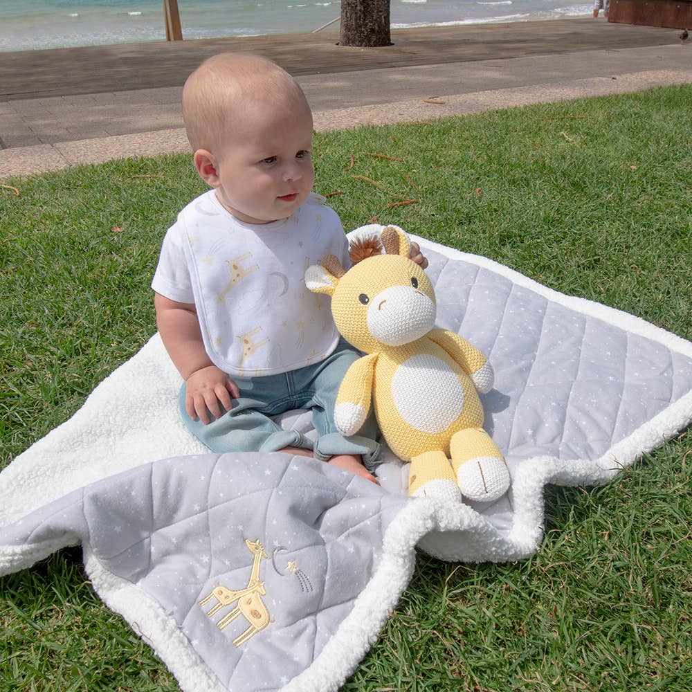 Baby boy giraffe toy 