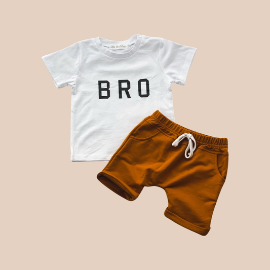 Baby bow top and shorts. Baby boy clothing. Newborn clothing