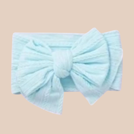 Blue baby bow. Large baby bow. big baby bow