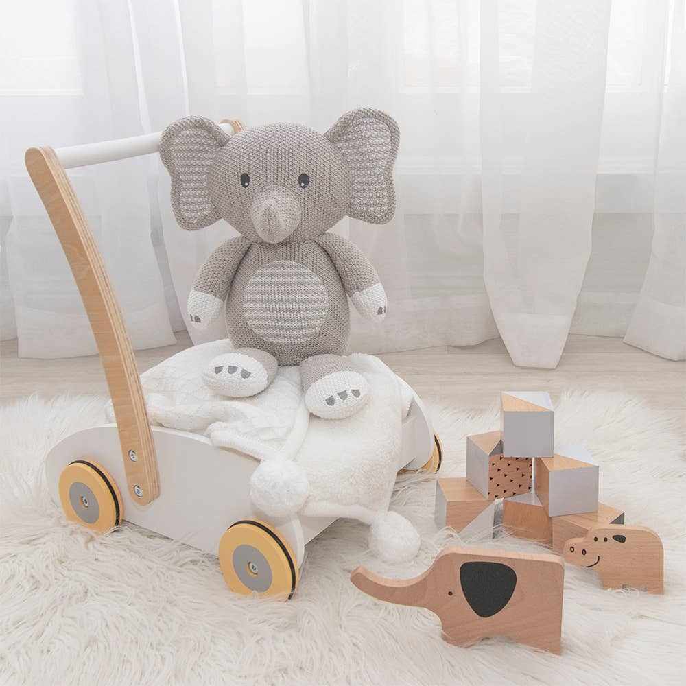 Elephant toy. Newborn baby gift. 