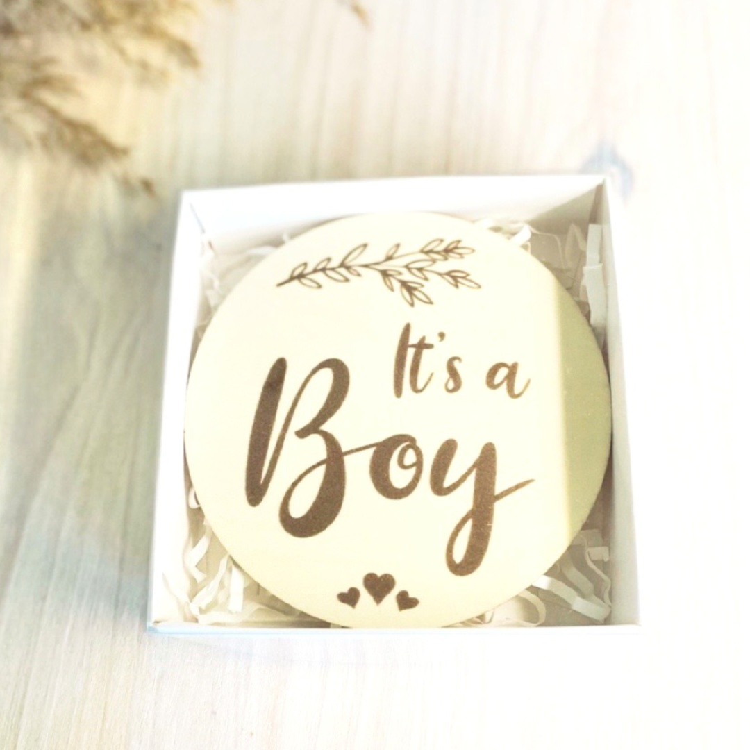 It's a Boy - Baby Announcement Disc
