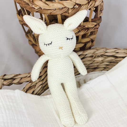 Baby toy - Crochet bunny. Baby Shower gift 