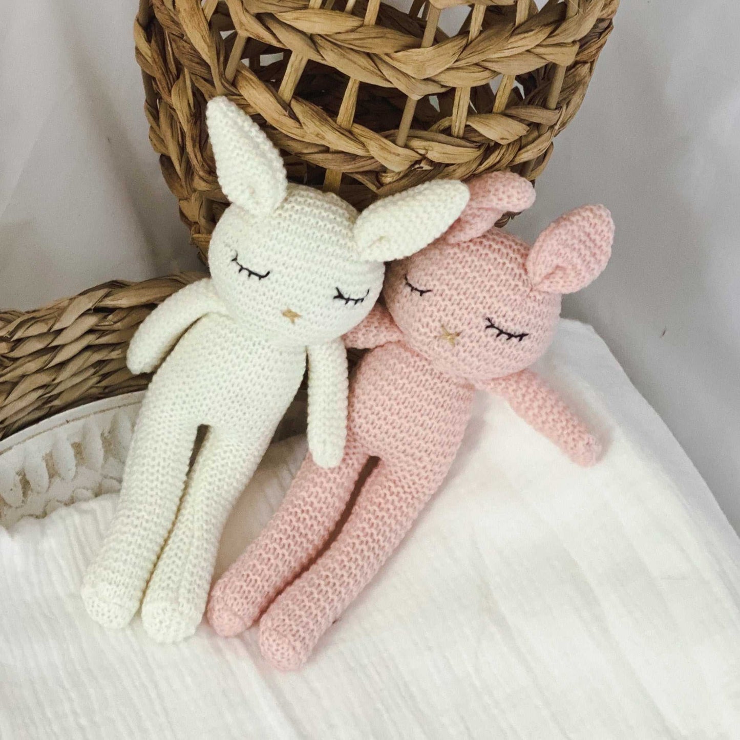 Baby Crochet Bunny | Cream