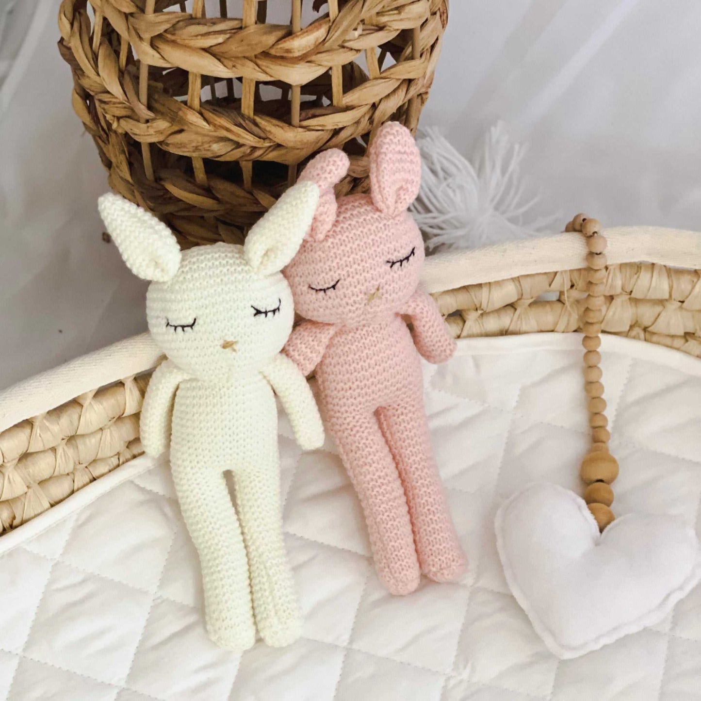 Baby Crochet Bunny | Cream